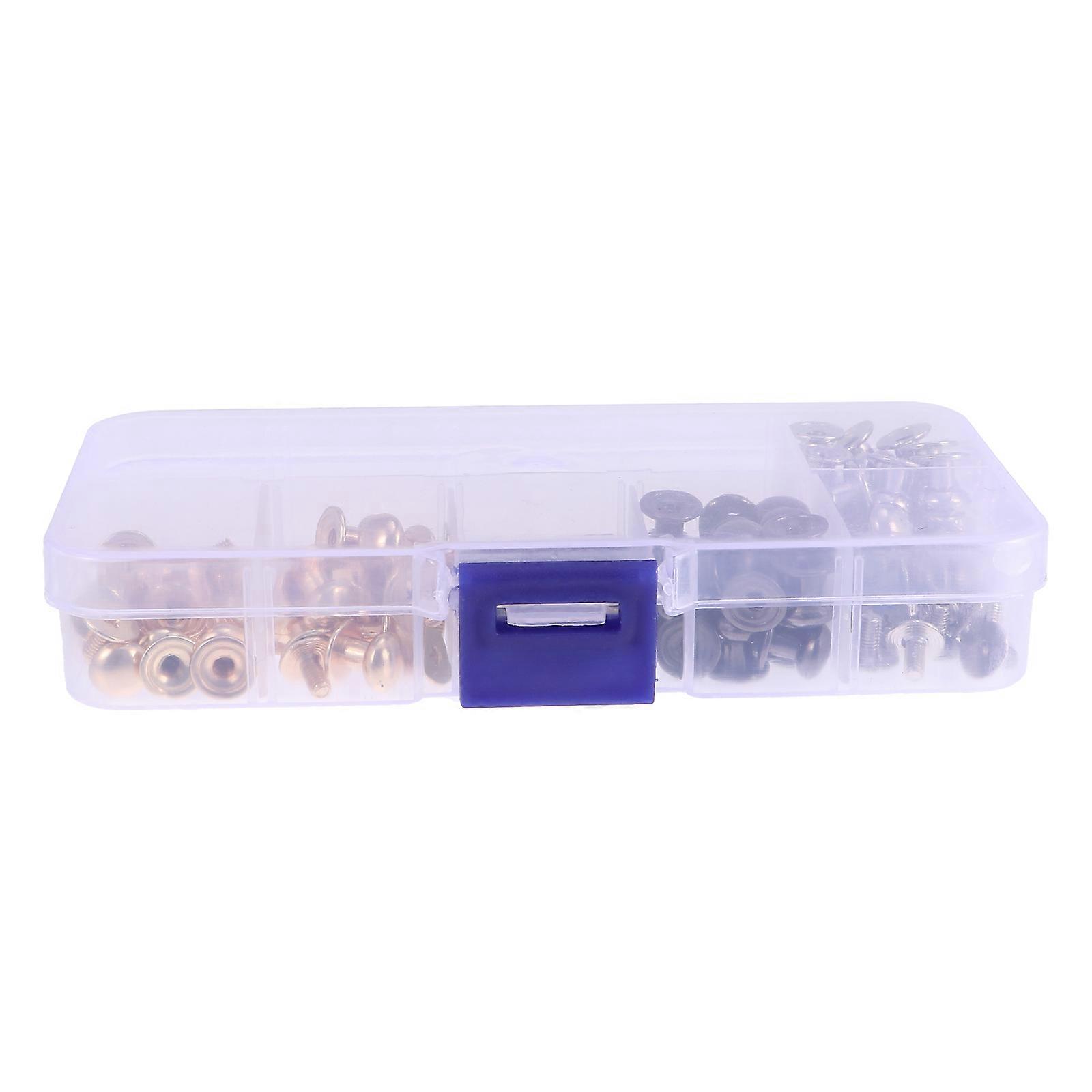 Pacifier Shape Screwdriver Set Brass Knobs for Bag Accessories 60Sets
