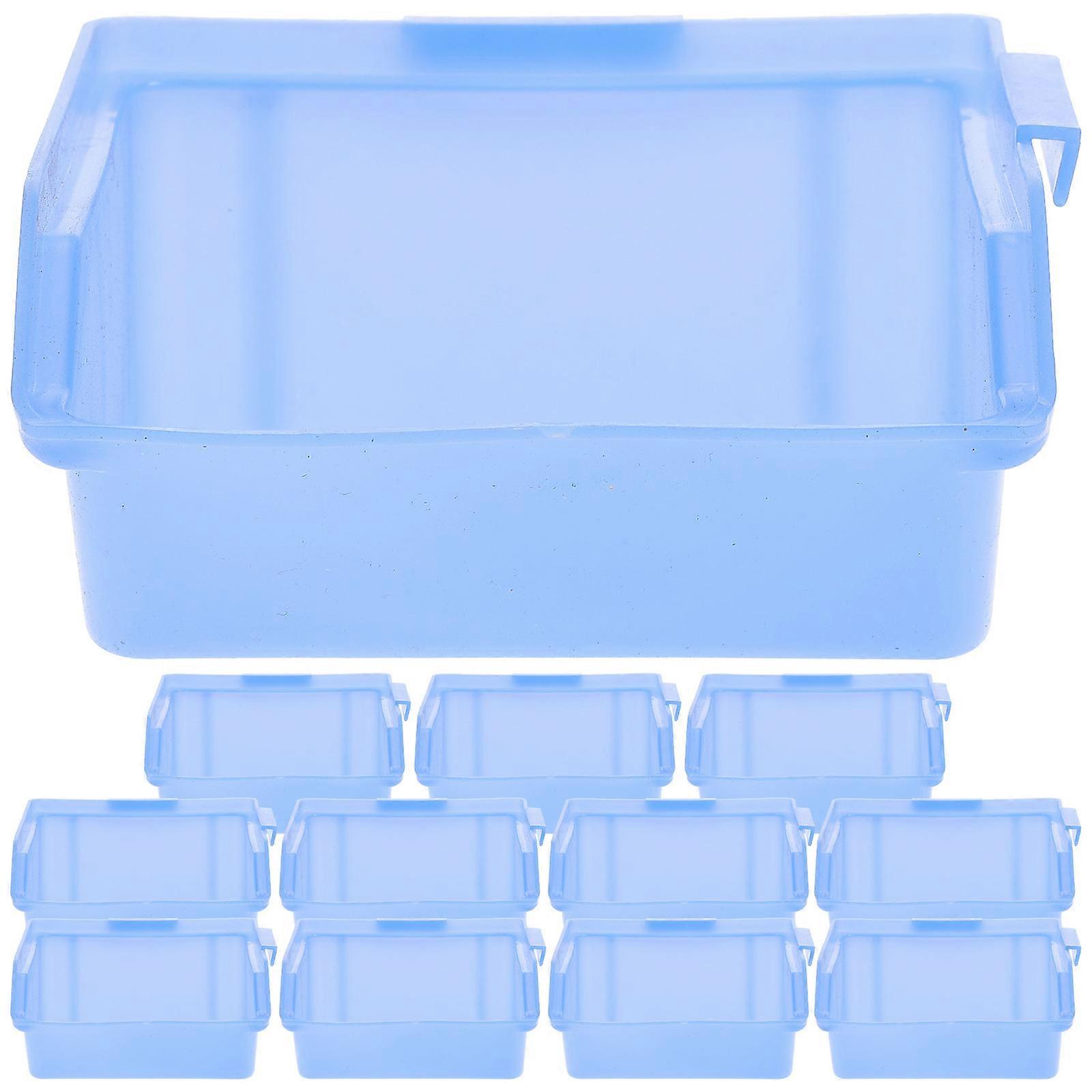 Tackle Box Organizers and Storage Small Parts Bins Daily Life 10.00X9.00X4.50CM Tool Organization 12Set