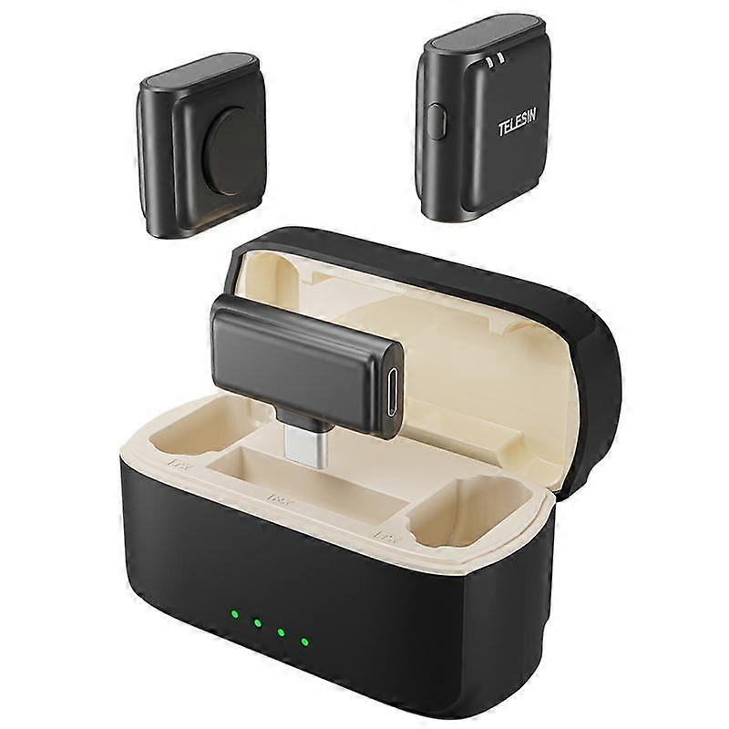 TELESIN Wireless Noise-Canceling Magnetic Button Microphone