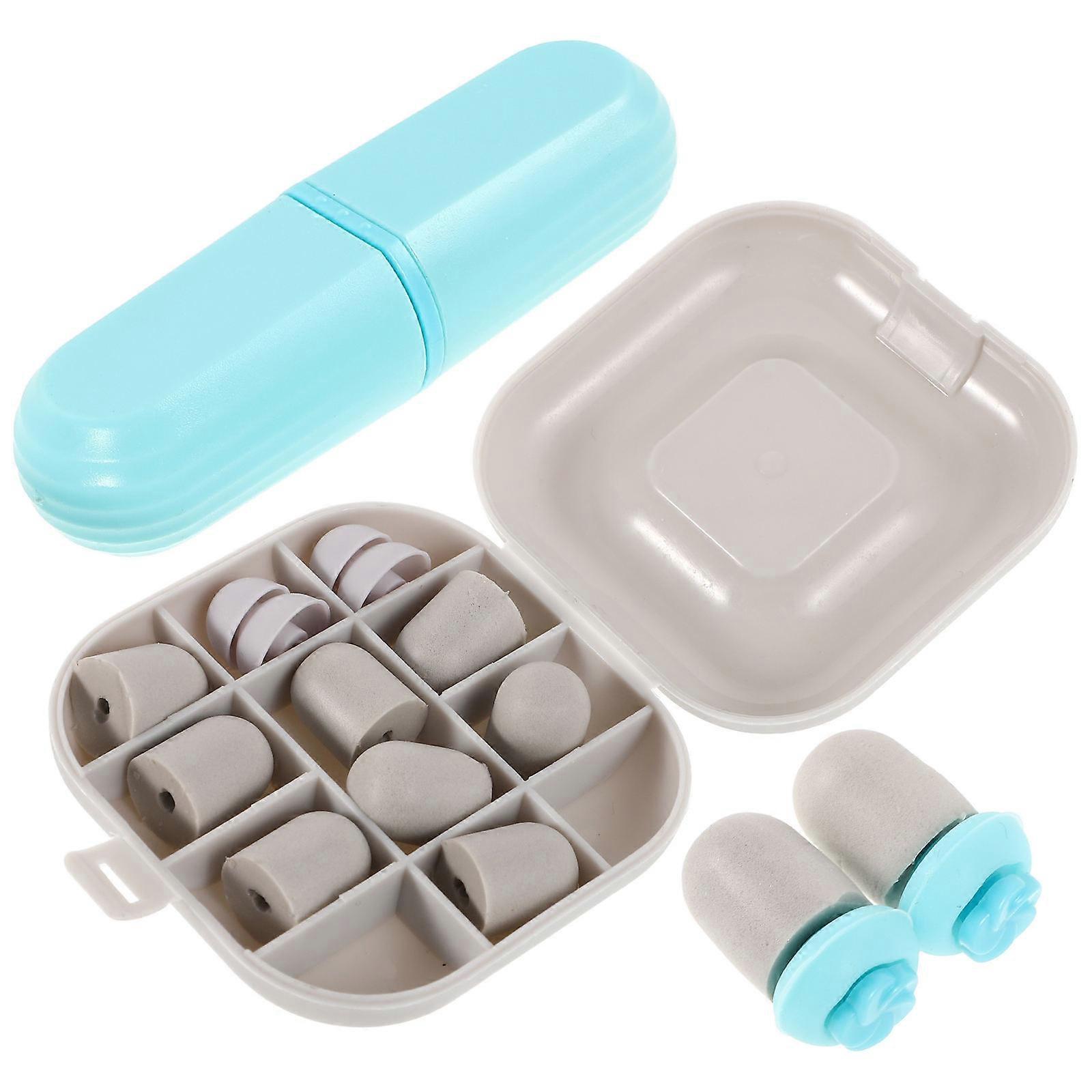 Reusable Noise Cancelling Earplugs Soft Silicone Ear Plugs for Study and Work Hearing Protection 1Pair