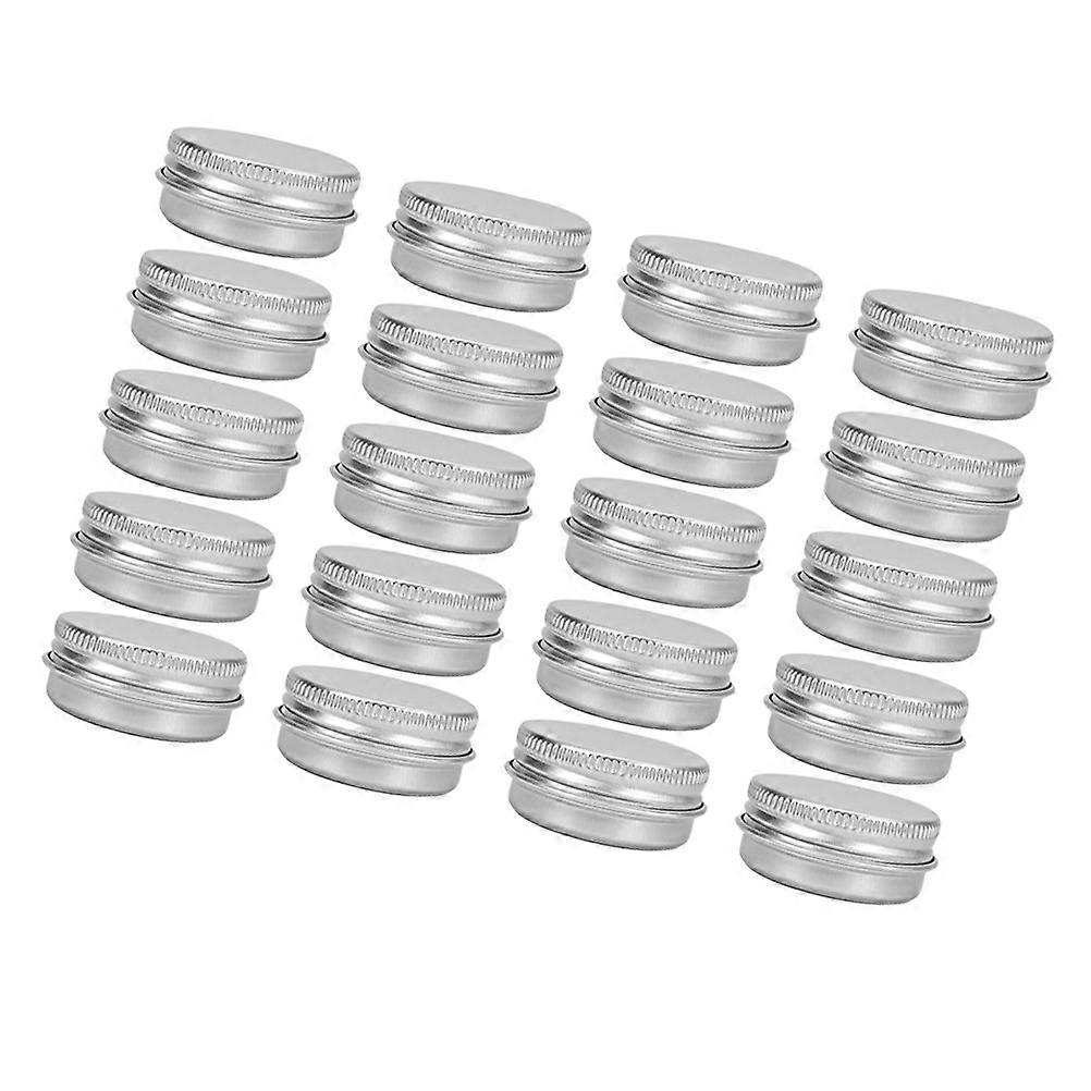 Makeup Cream Container Aluminum Screw-Thread Storage Boxes for 40Pcs