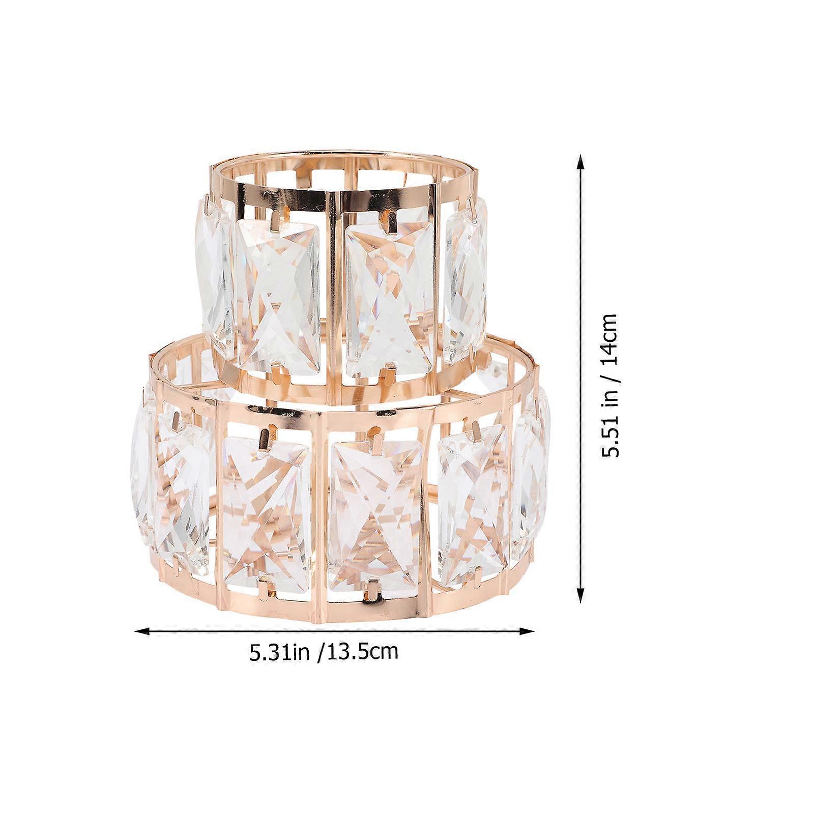 Crystal Lamp Shade for Chandelier 3Pcs Modern Style Decorative Ceiling Light