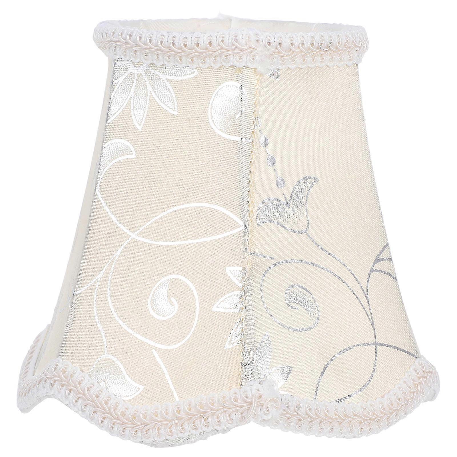 Beige Fabric Household Lampshade Protective Chandelier Lamp Shade 3Pcs