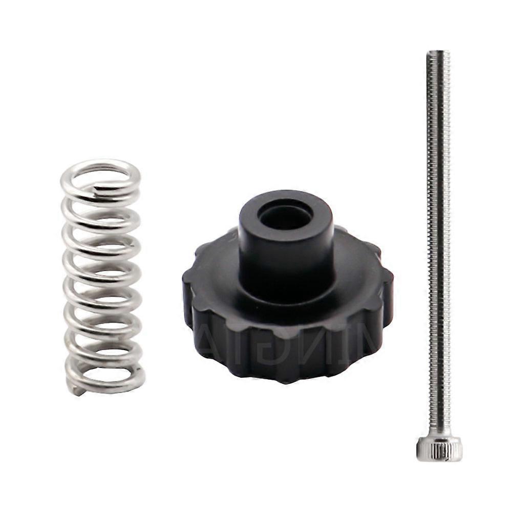 Heated Bed Leveling Nut for 3D Printer Parts 2Sets Black