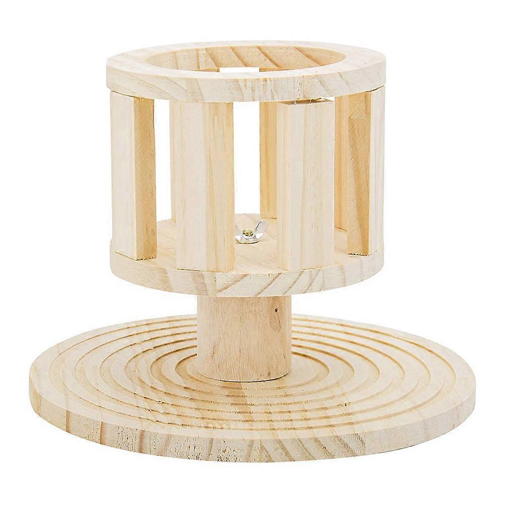 Wooden Feeder for Rabbit Feeding 2Pcs Creative Hay Rack Design