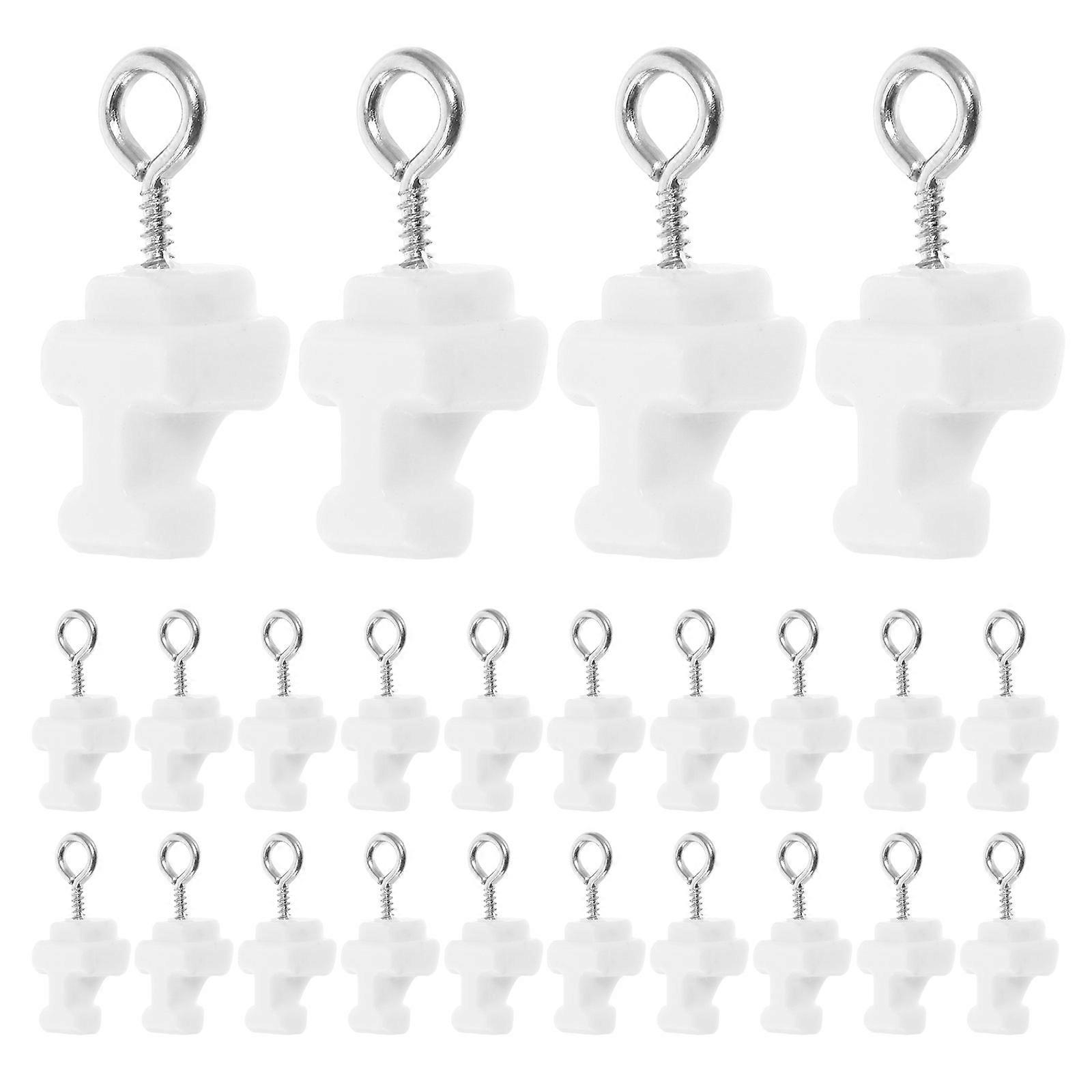 Curtain Track End Stops Plastic Rail End Caps for Window 240Pcs Accessories