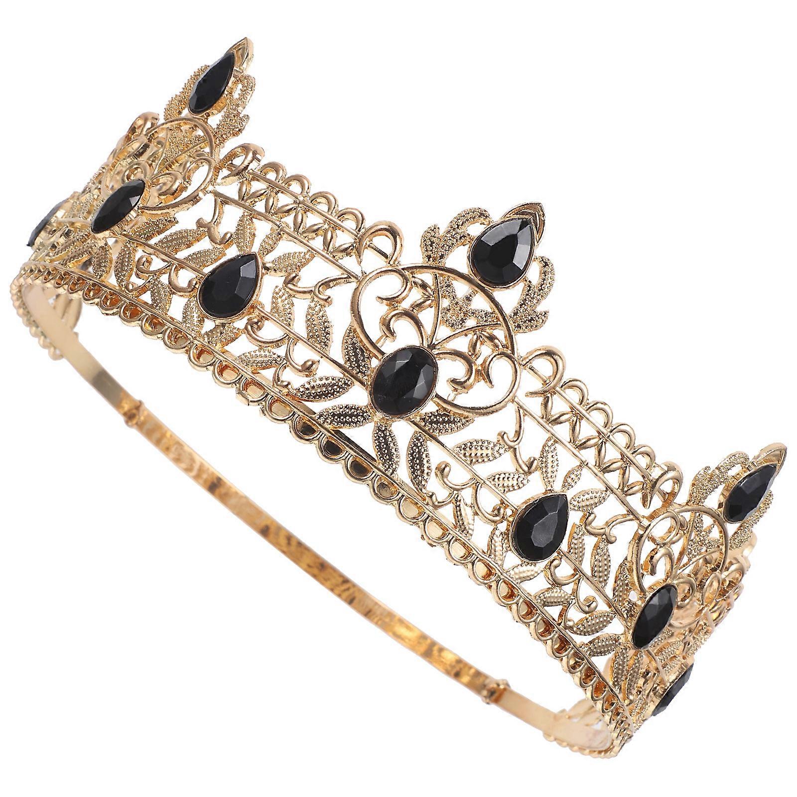 4Pcs Crown for Men Alloy Material for Wedding Decor