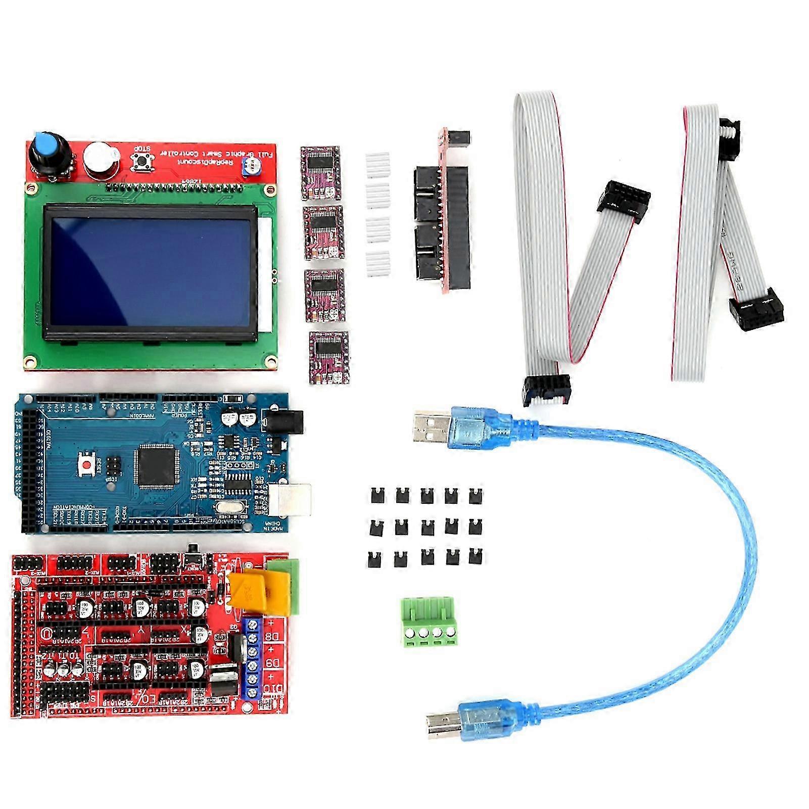 3D Printer Kit Controller RAMPS for Mega 2560 R3 12864 8825 Driver Equipment 2025