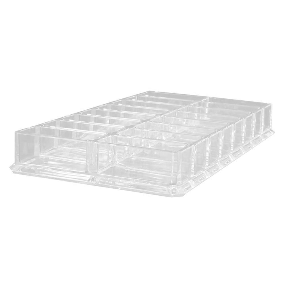 Lipstick Display Box Acrylic Makeup Organizer for Storage 2Pcs