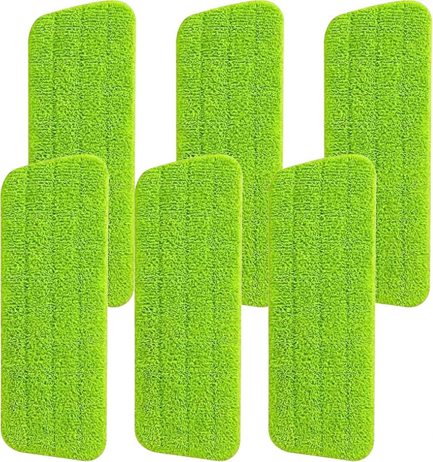 Spray Mop Refills,6 Reusable Microfiber Mop Heads, Compatible