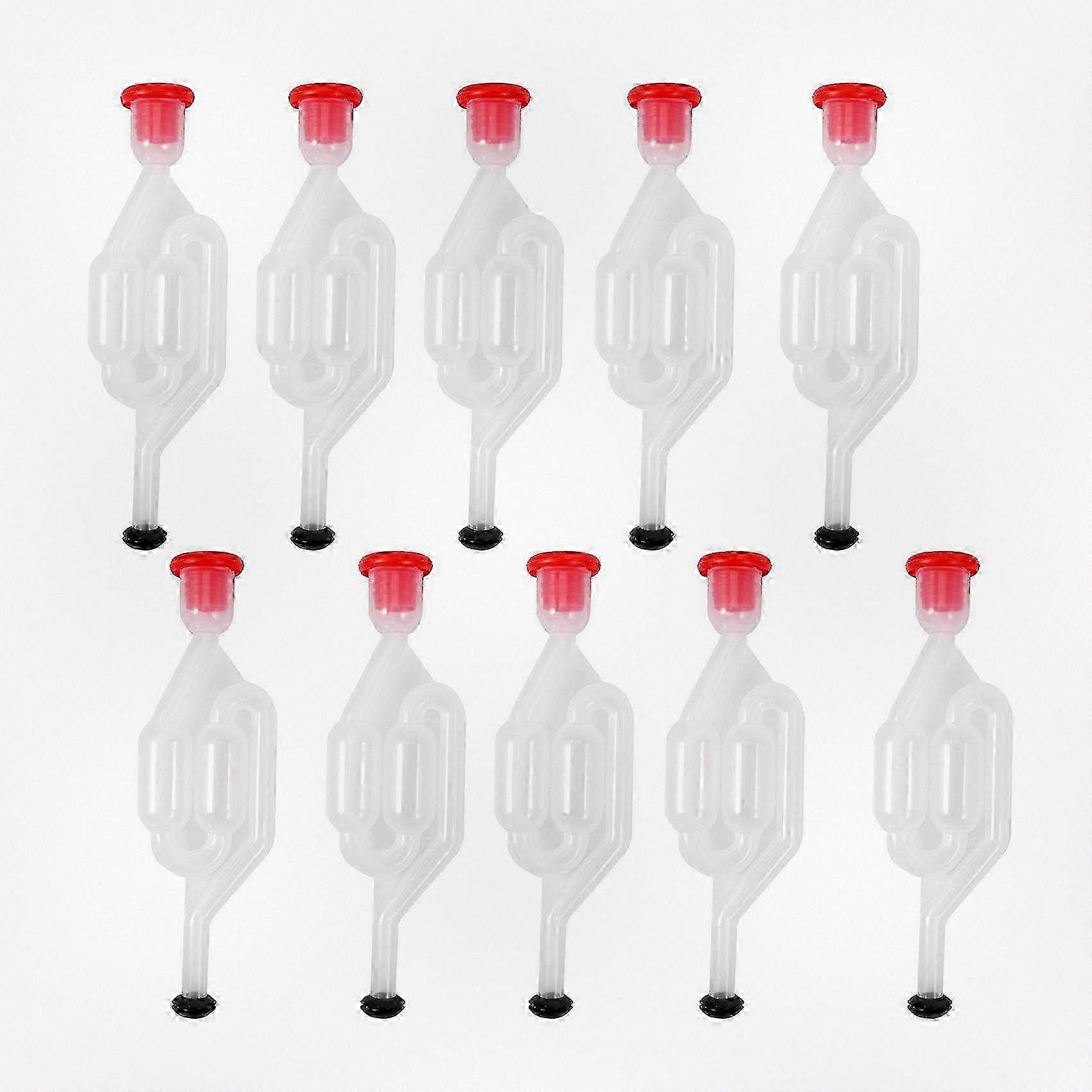 10pcs Home Brewing Fermentation Airlock Valve for Beer Wine Making with Water Seal Bubbler 2025