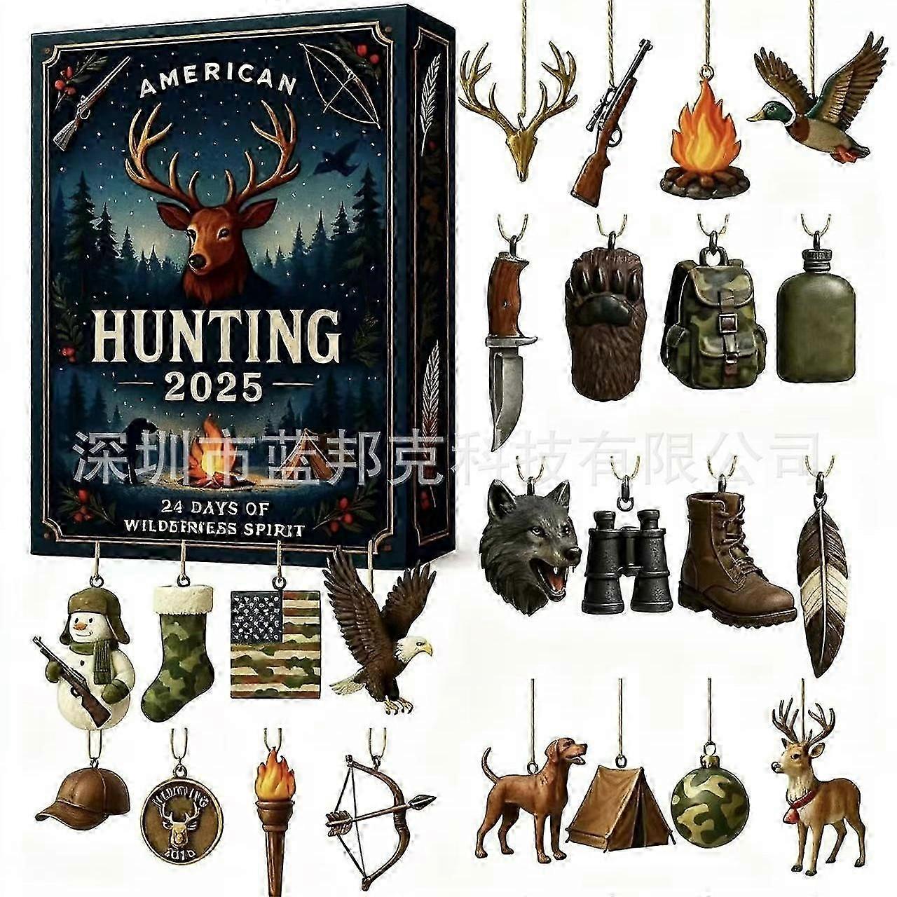 American Hunting Advent Calendar Box