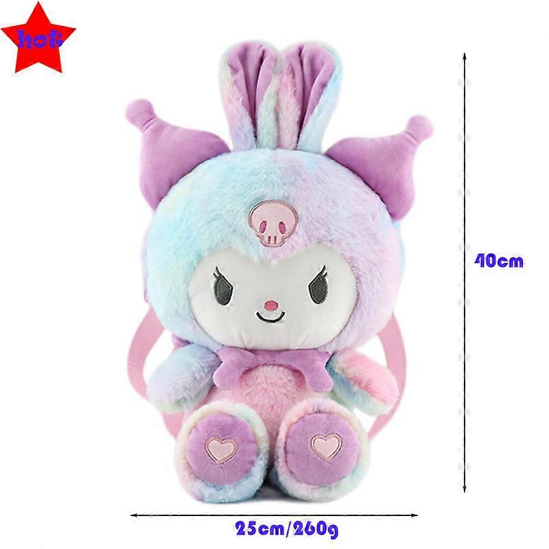 Transformed Cat Melody Kuromi Plush Doll Children's Backpack