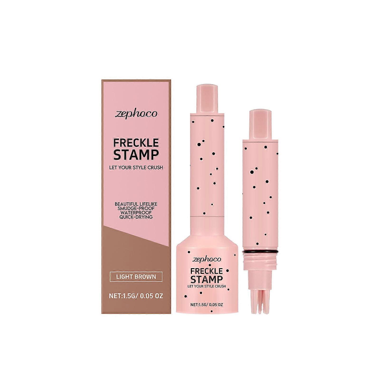 Hellbrauner Gesichts-Sommersprossen-Stempelstift verschönert mühelos das Make-up und kreiert einen modischen, matten Make-up-Look. 1,5 g
