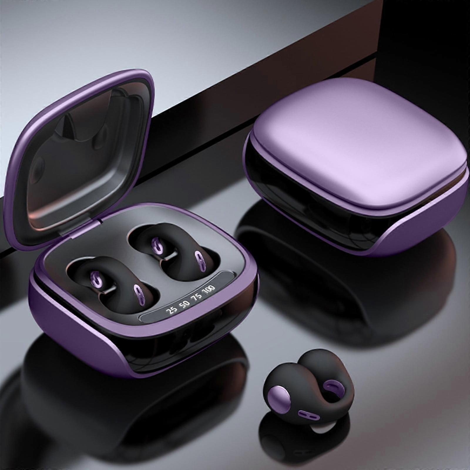 ICQOVD Bluetooth 5.3 Earclip Non In Ear Intelligent Noise Reduction Directional Sound Transmission Wireless Earphones (New)