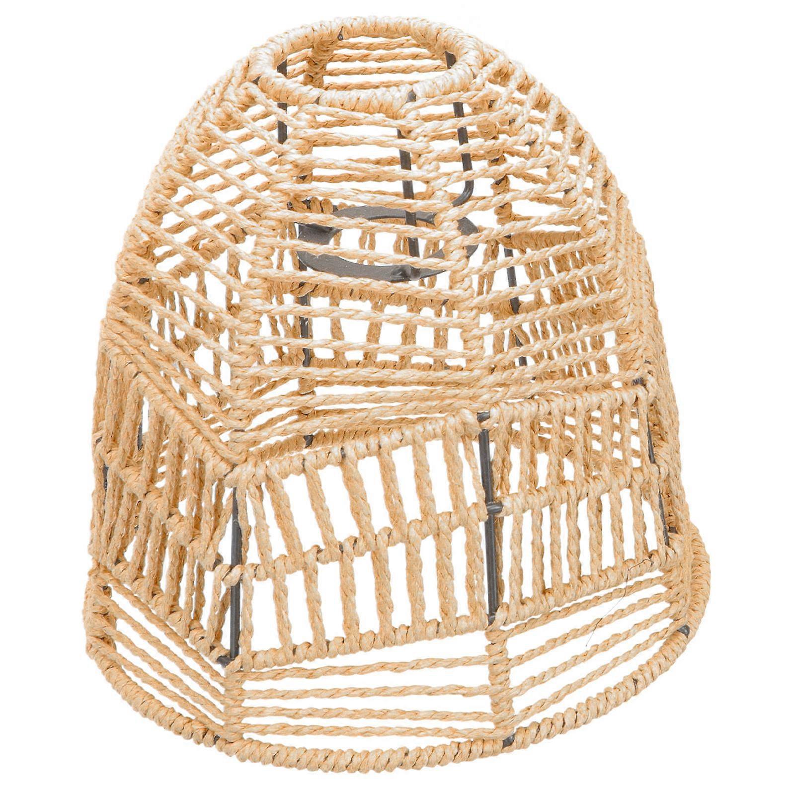 Ceiling Light Decor Woven Lampshade Lamp Cover for Decor