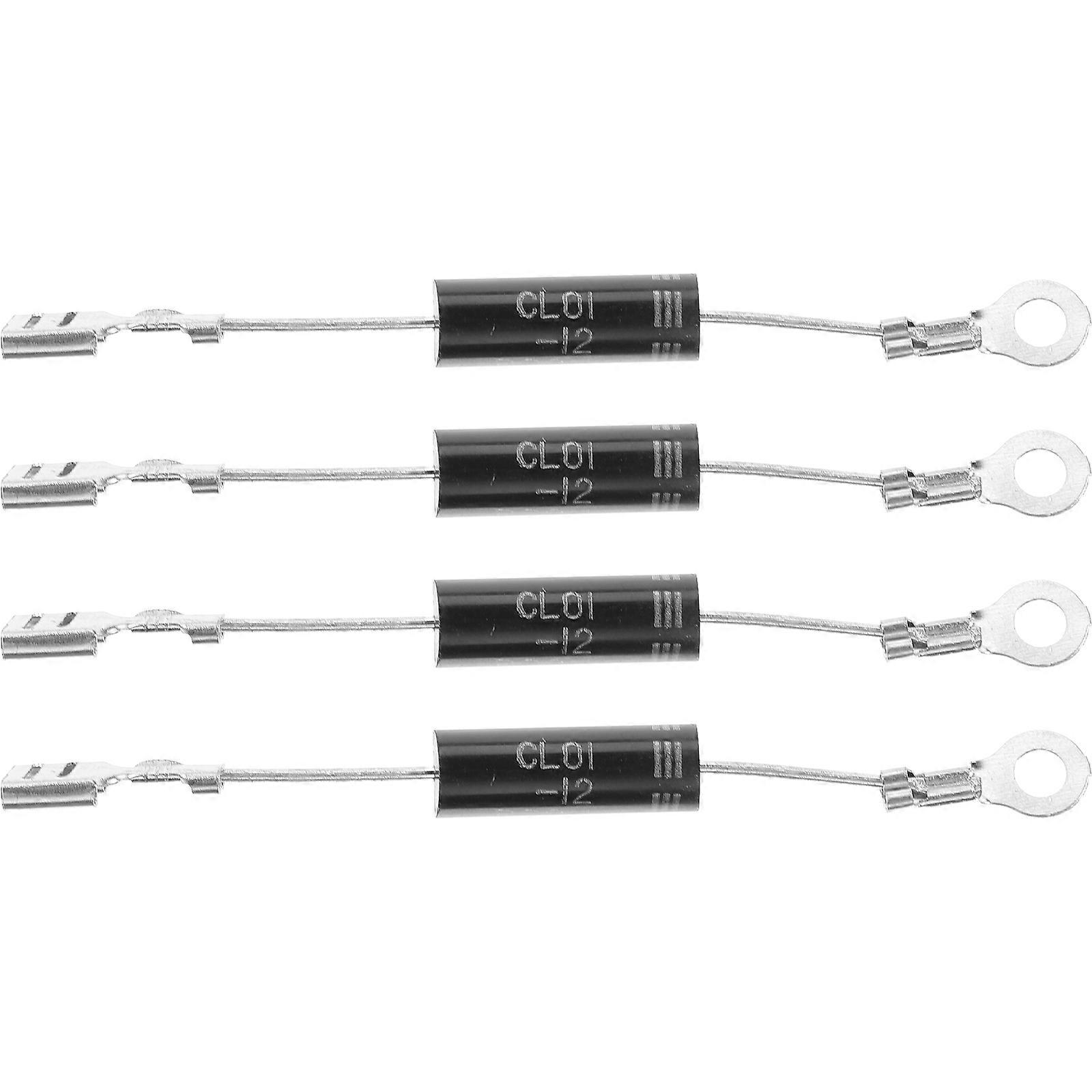 Microwave Oven Diode Rectifiers for High Voltage Use 12Pcs Metal Black