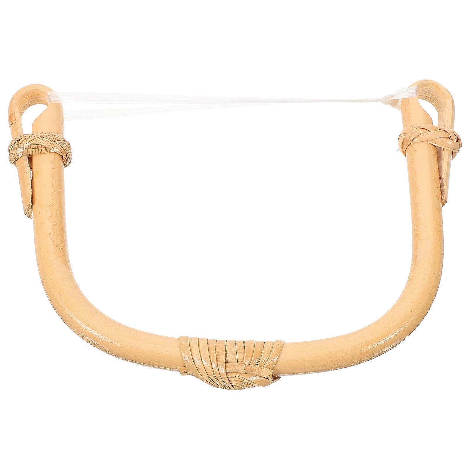 Bamboo Teapot Handle Replacement 2Pcs Anti-scald Grip Suitable For Home Use 5.3X3.7X1.2In Design