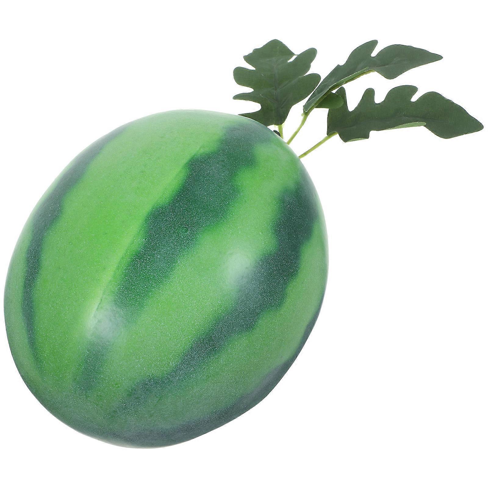 Artificial Watermelon Foam Prop for Decoration 2Pcs Simulated Fruit Model