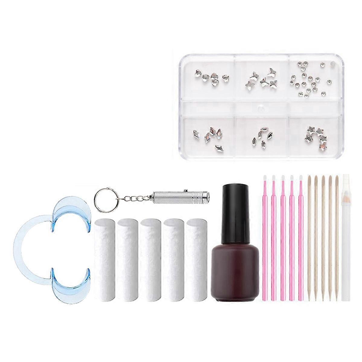 Dental drill tooth decoration set DIY tool White