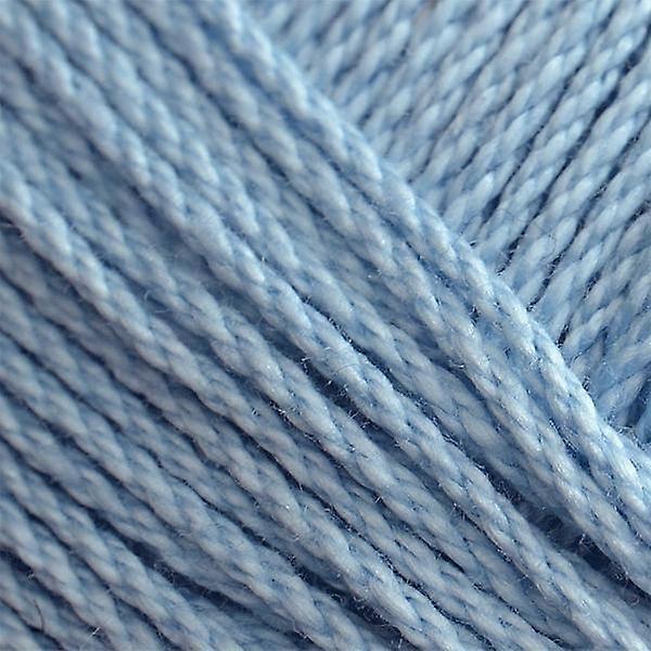 Merc. Cablé 12/6 Hæklegarn Lyseblå