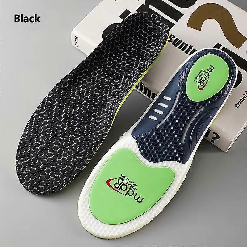 Sports Orthopedic Arch Support Insole Deodorant Breathable Sweat Absorbing High Elasticity Shock Absorption Casual Breathable