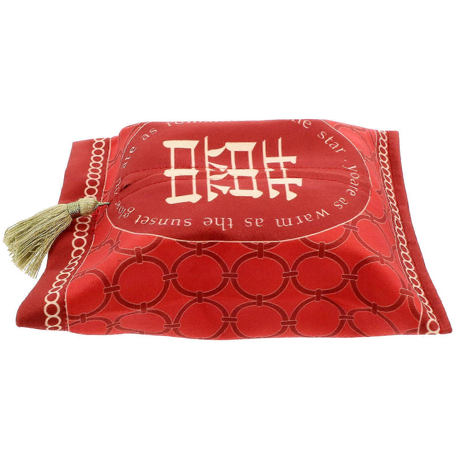 Napkin Storage Holder For Office Use Ideal For Bedroom Decoration Made Of Cloth Material 3Pcs