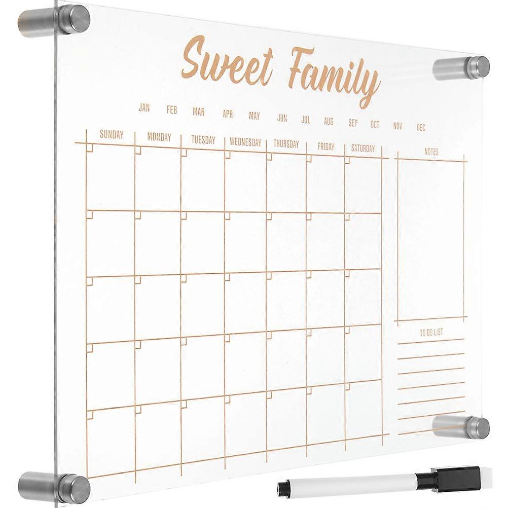 Erasable Memo Board Multifunctional Note Board for Decor 3Sets Transparent