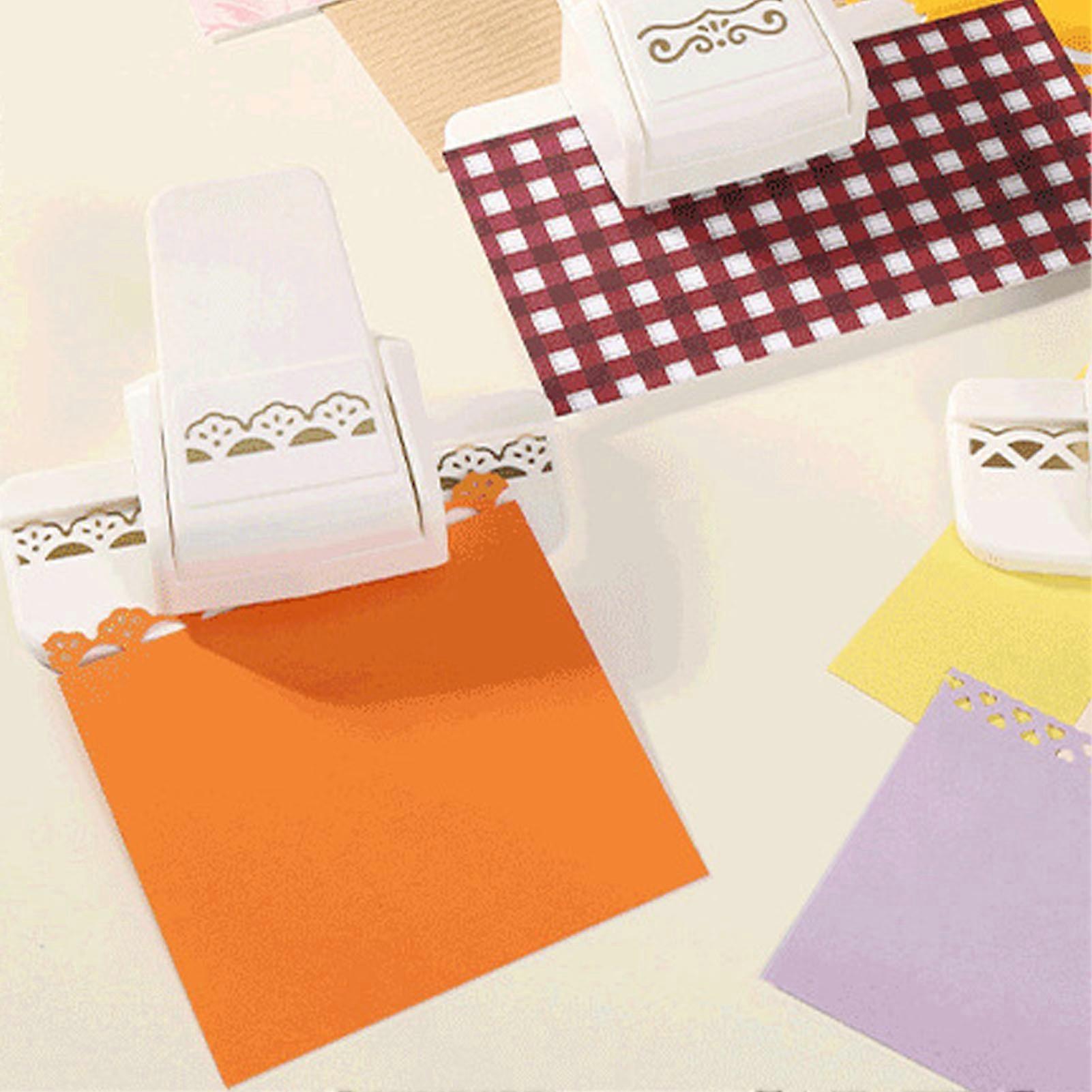 Border Edge Craft Punch Plastic Portable Manual Paper Cutter