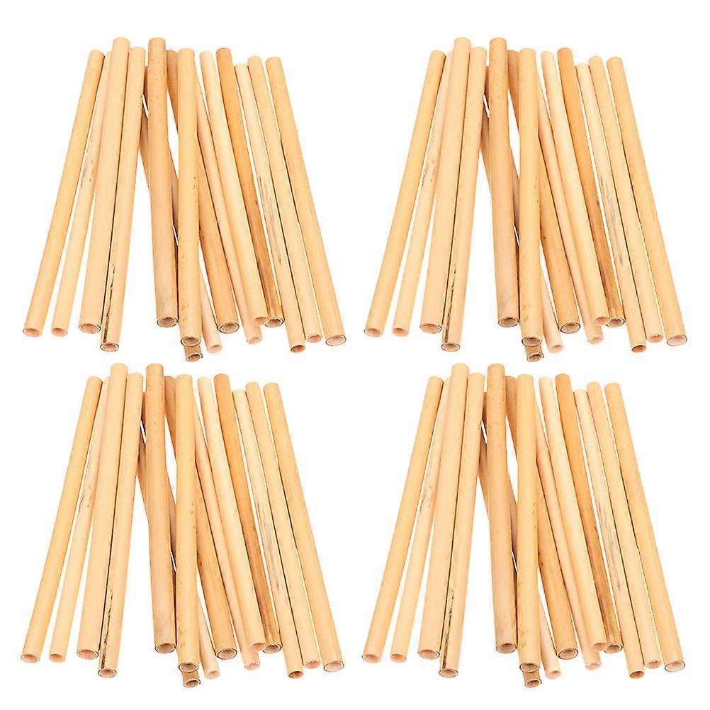 Khaki Natural Reed Tubes for Mason Bee Pollination 100Pcs Nesting Tubes