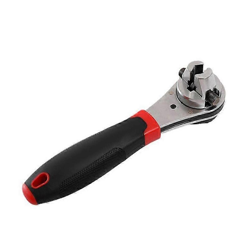 Universal Adjustable Ratchet Wrench is Suitable for 6-22mm Screw Adjustable Socket Wrench with Anti-