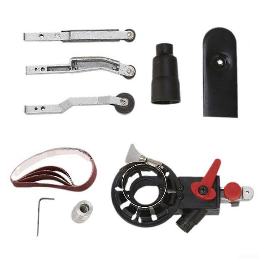 Sanding Belt Adapter For 115/125mm Angle Grinders, Ergonomic Design, Speed Control, 10mm Thread, Professional Finish