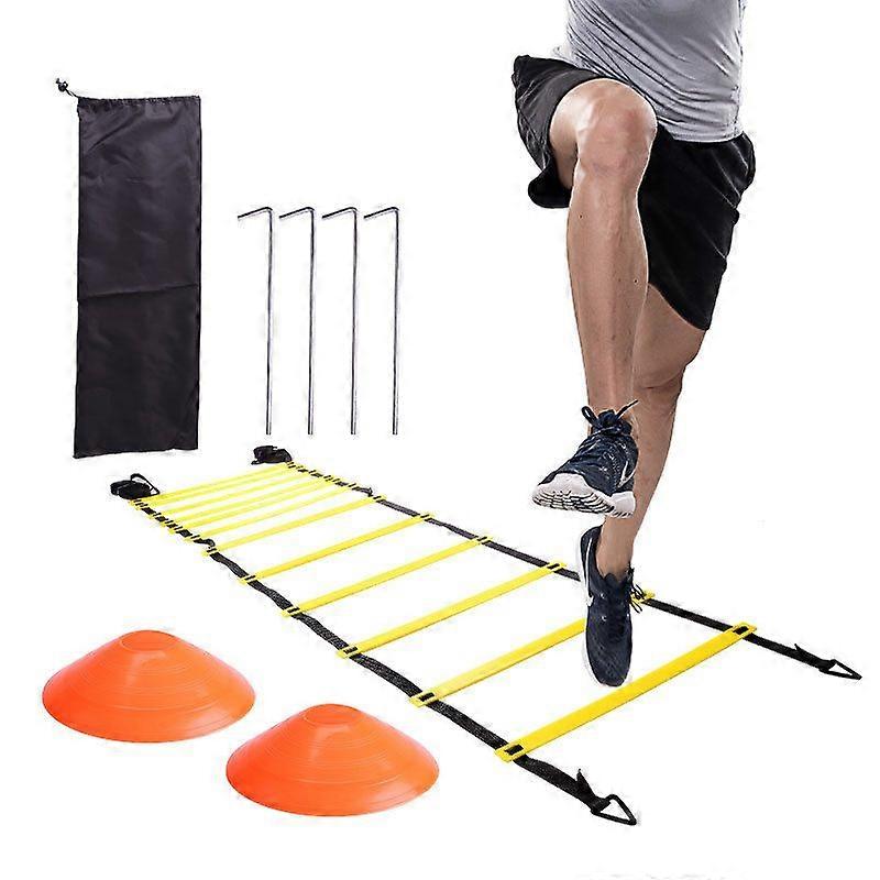 Agility Ladder Set, Fußarbeit Speed Training für Fußball, Fußball