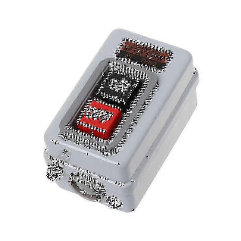 On/off 3 Phase Self-locking Power Push Button Switch, AC 380V 15A 2.2KW