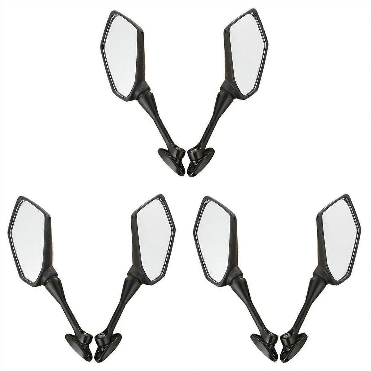 1 Pair Motorcycle Left Right Rear Side View Mirrors for