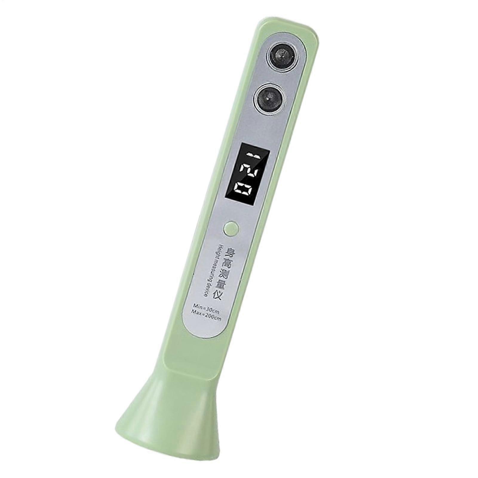 Height Meter for Children Portable Ultrasonic Growth Detector Digital Instrument For Home Monitoring Green