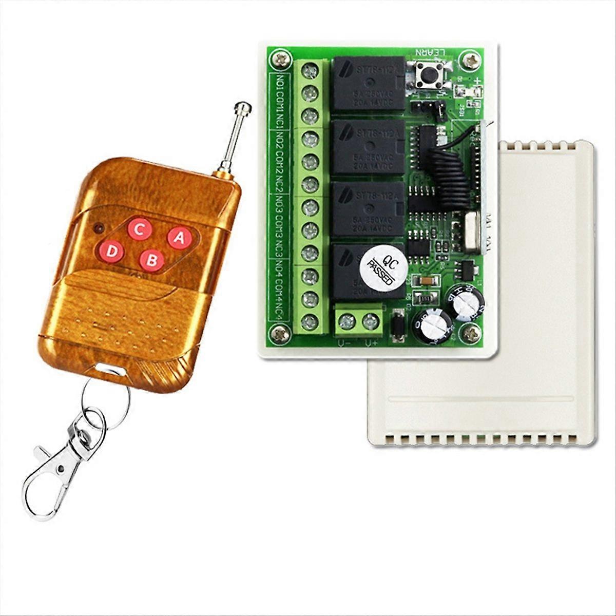 433MHz 12V 24V Relay Module Receiver with Transmitter RF