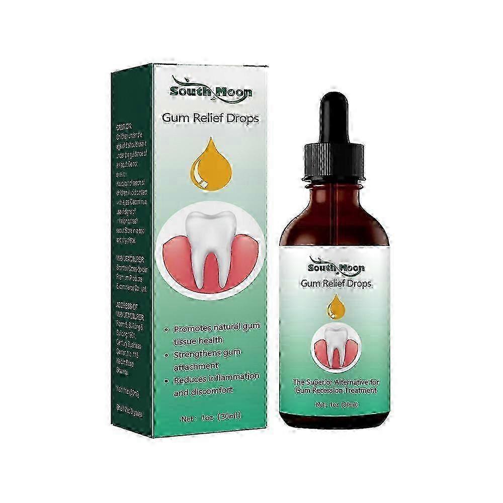 Advanced Oral Care For Gums: 1-3pcs Natural Regrowth Drops, Designed For Receding Gums