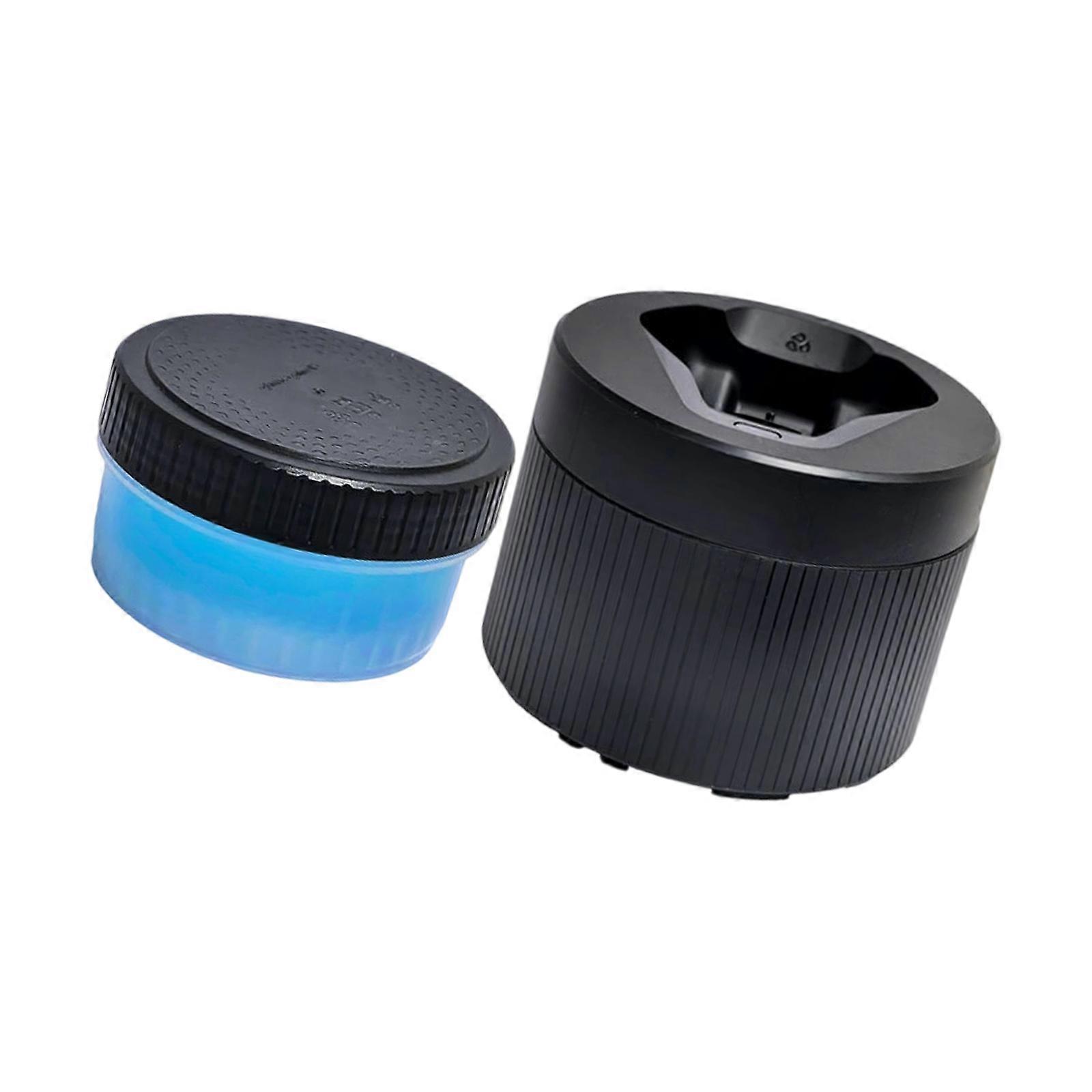 Tall Efficiency Cutter Cleaning Round And Solution Set For Continuous Grooming Device Maintenance Multicolor