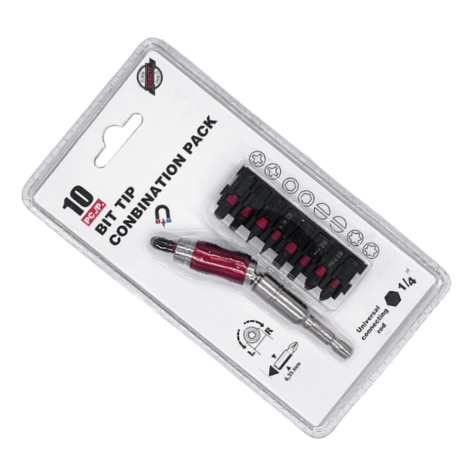 Steel 1/4inch Hex Angle Adapter 0-20° Angle Magnetic Screw Drill Tip Pivoting Quick Holder Pivoting Locking Bit Multicolor