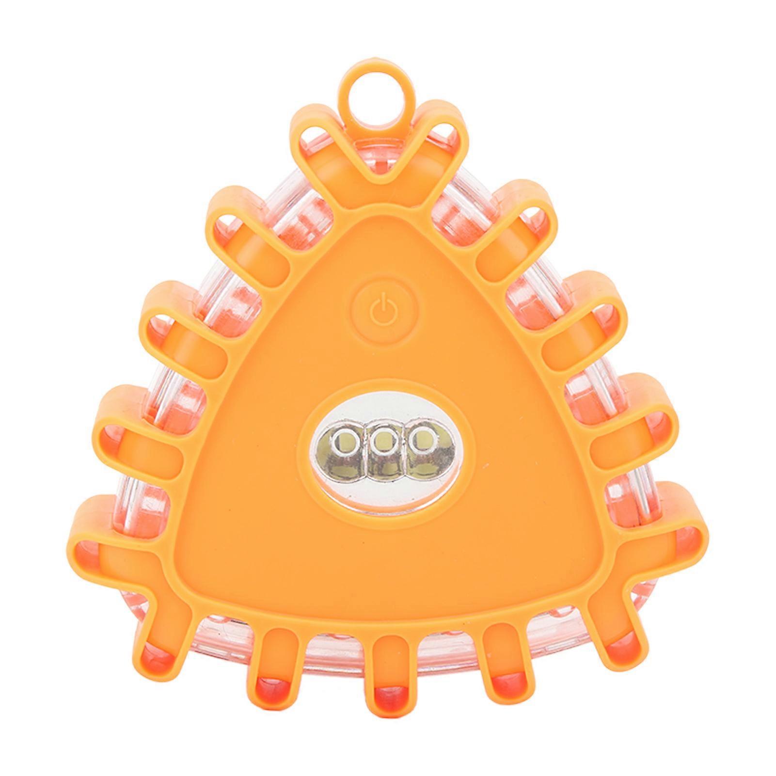 Flashing safety lights for roadside use orange 3 pcs