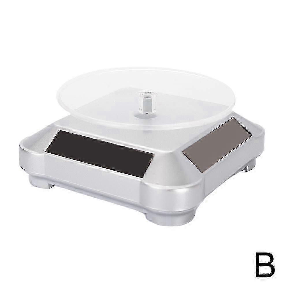 360 Automatic Rotating Turntable Jewelry Organizer Jade Ware Display Stand