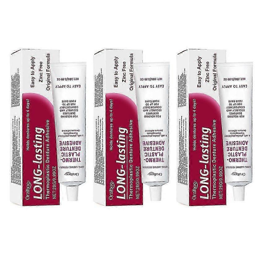 Denture Adhesive Cream Super Hold for Refitting Dentures 2025