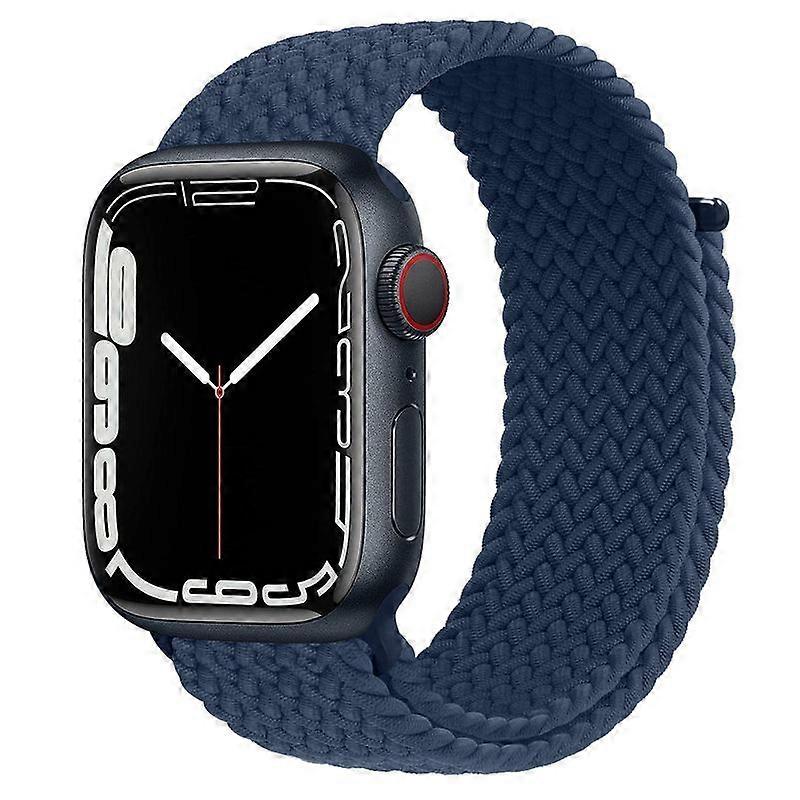 Luxora Nylon Elastic Braided Solo Loop Strap for Apple Watch - Compatible with Series 3, SE, 6, 7, 8, Ultra (40/41/42/44/45/49mm) iWatch Bracelet