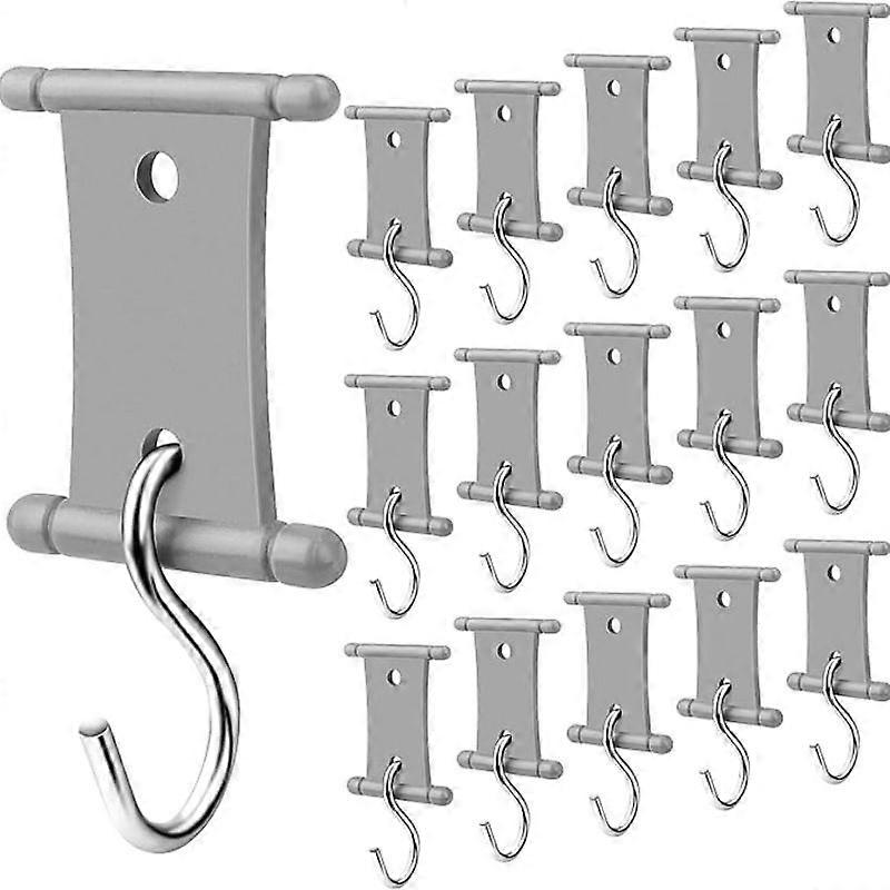 16pcs RV Sunshade hook RV awning hook outdoor awning clothes drying double hole hook
