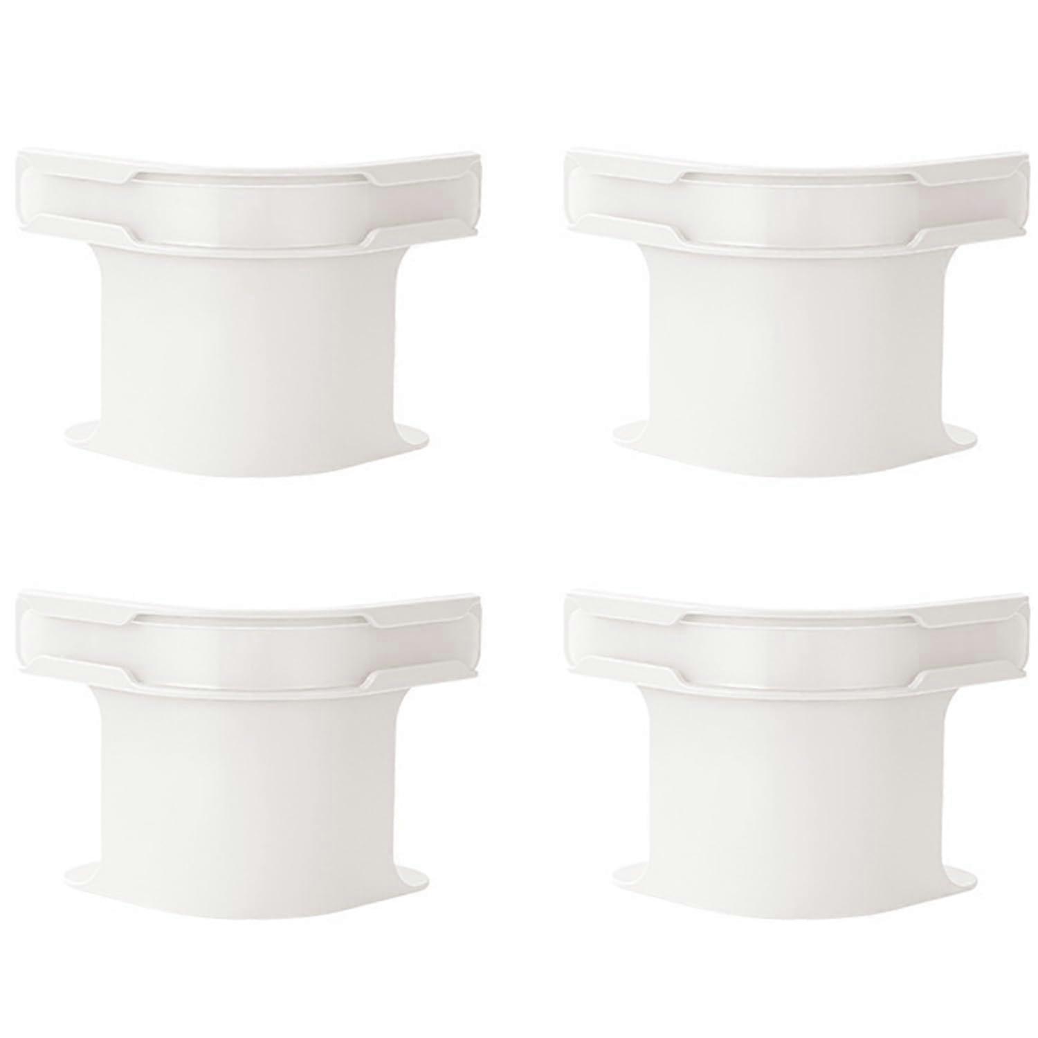 4 Sheet Fixers, Bed Cover Fixers, Invisible SlotType Sheet Clips, White Sheet Fixing Angle For Fitted Sheets