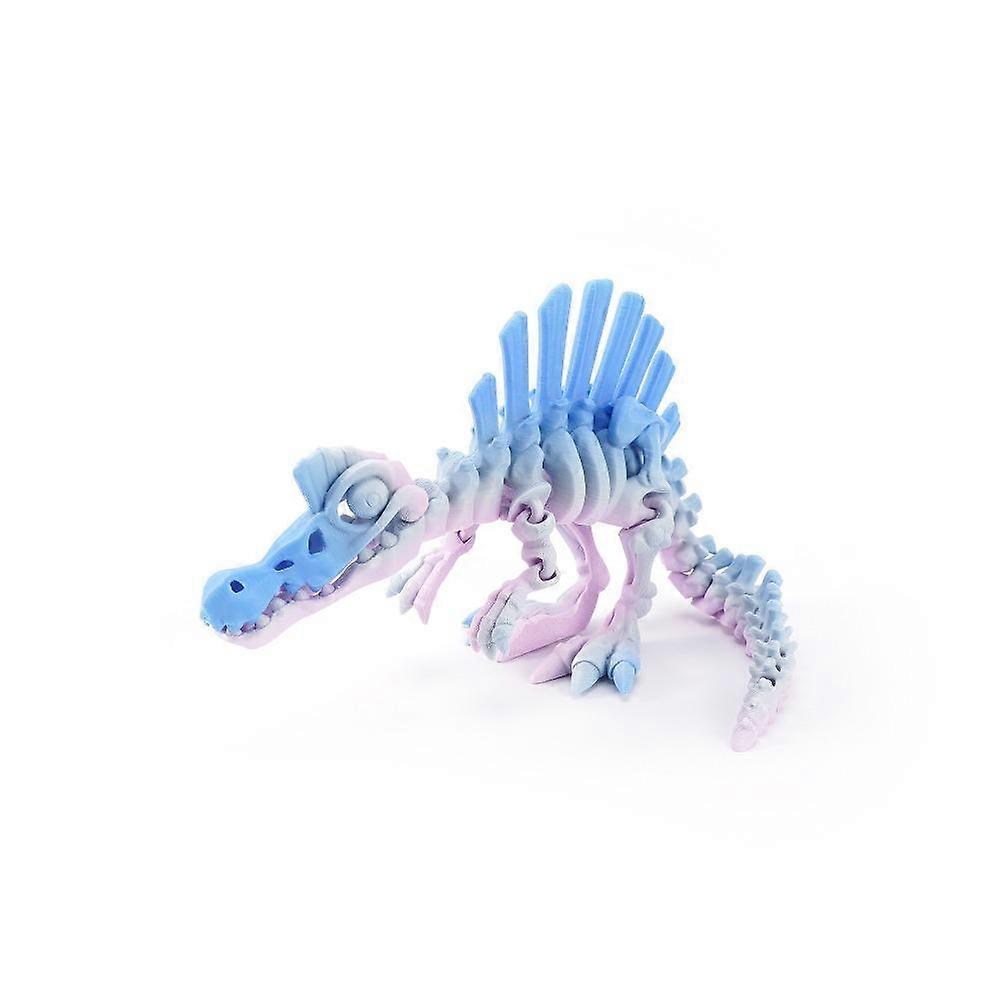 Movable Joints 3D Printed Echinosaurus Dinosaur Mini Size Dinosaur Skeleton Model  Office Desk