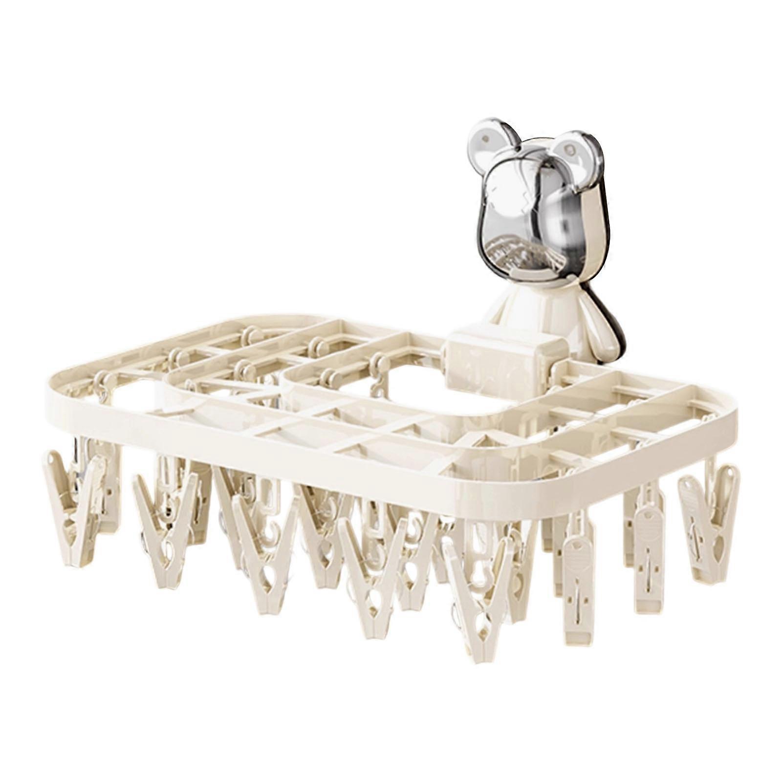 ABS Laundry 16 Simultaneous Drying Frame Ideal Indoor Outdoor Use Multicolor