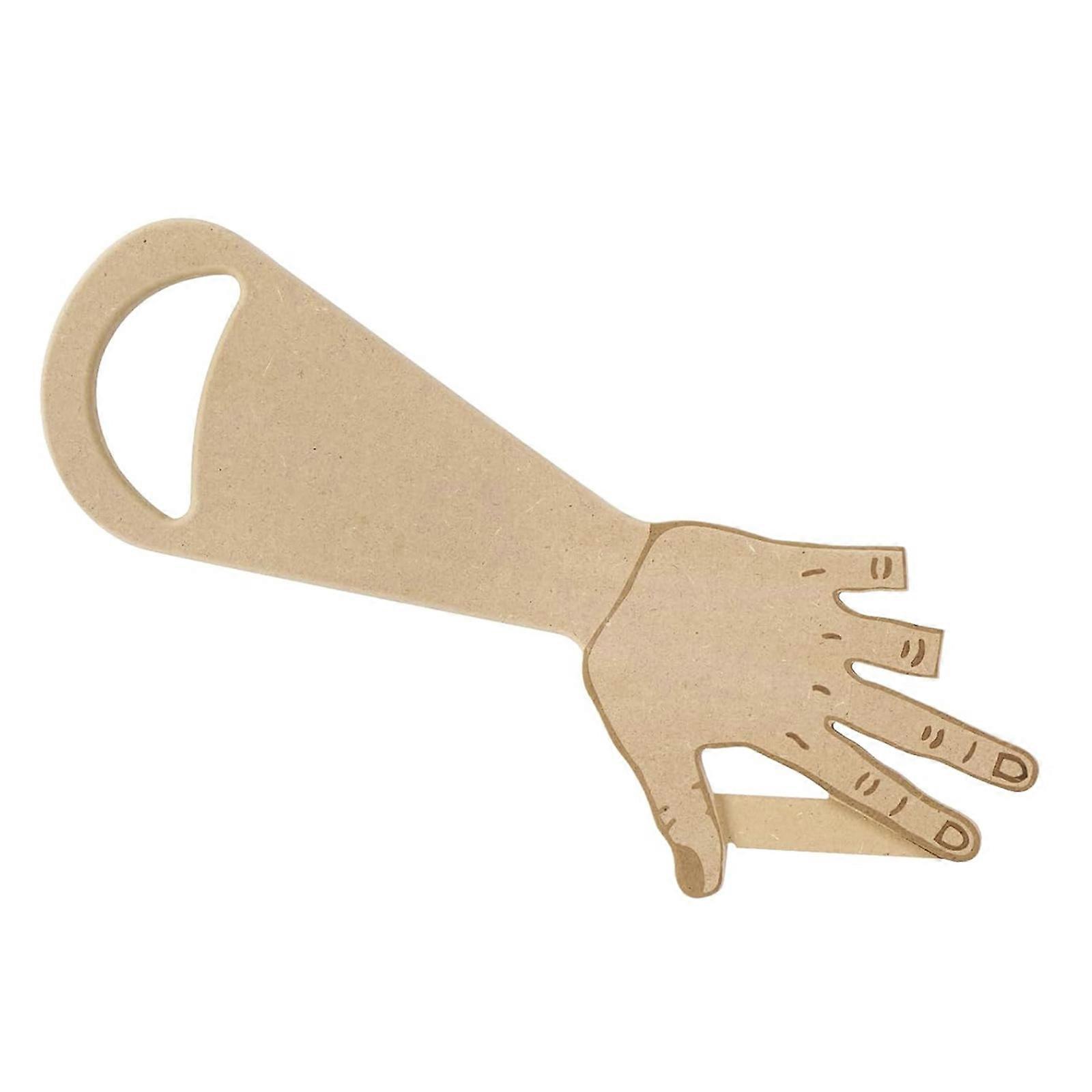 Wooden Safety Push Block Table Sawing Push Stick Hand Shape Safety Push Block For Table Sawing And Woodworking Projects Multicolor