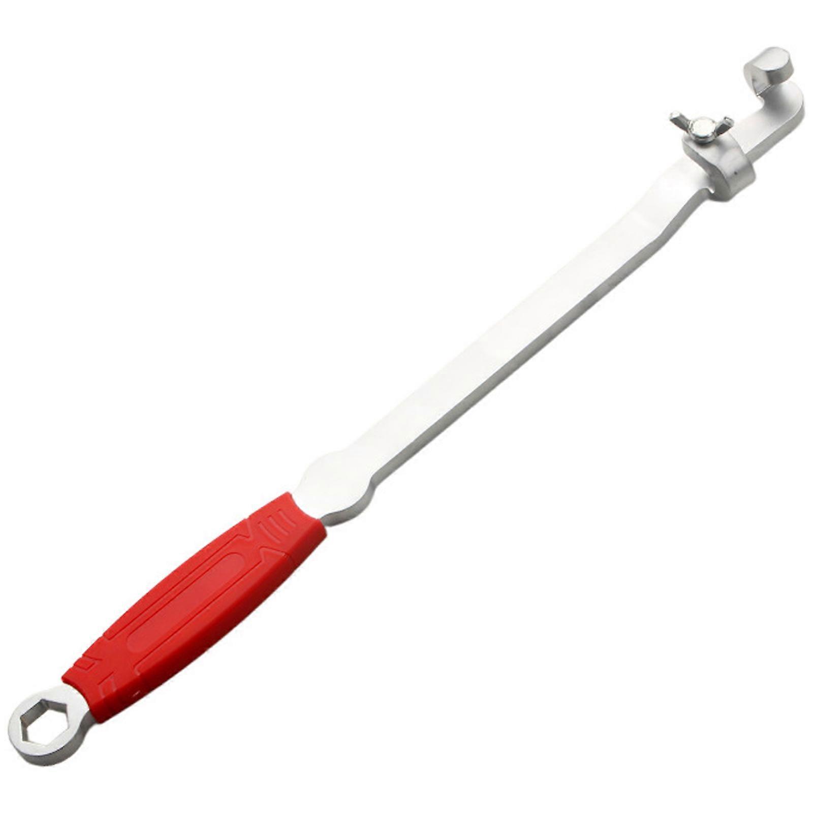 Steel Wrench Extension Bar 400mm Length Wrench Extender Spanner Tool for Improved Leverage in Tight Space Multicolor